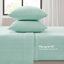 Ensemble de draps 4 pièces, 100% molleton doux au toucher, boulochage, lavable à la machine