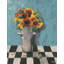 Art sur toile tendue par August Grove® Reynolds, Jade, Bright SuFootballowers