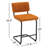 Estes Upholstered Stool with Metal Frame-1609516366-1609516361
