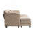 Zuri Upholstered 2-Seater Sectional Sofa with Ottomans-796484359