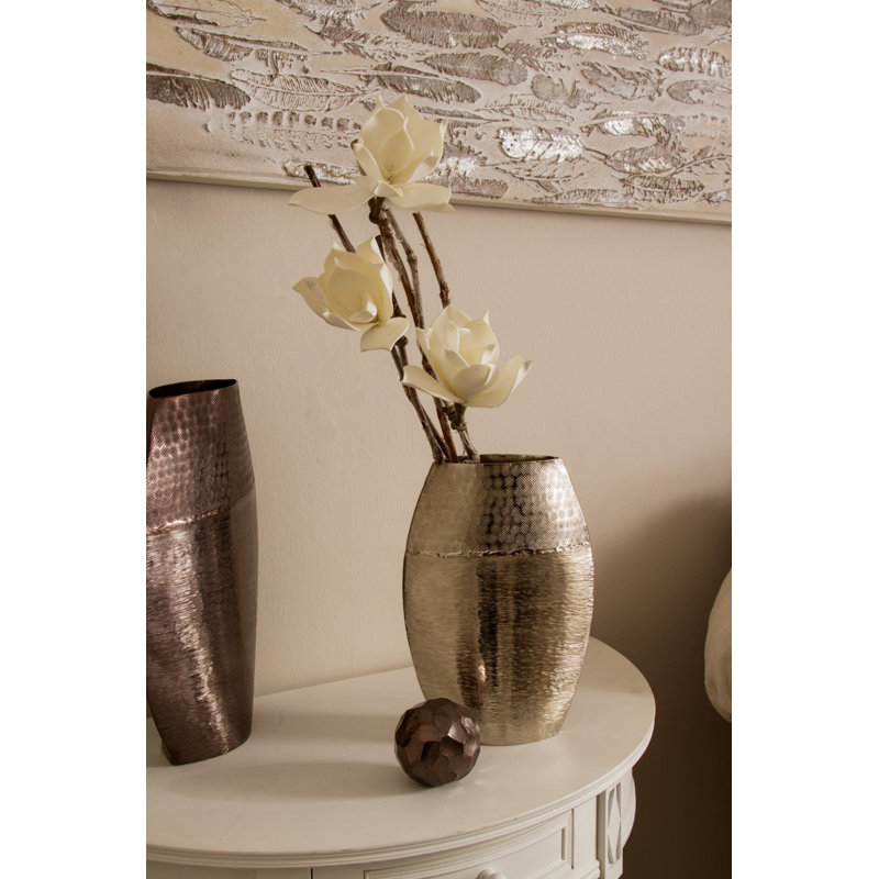 Hazel Metal Table Vase, Black