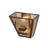 Rustic Lodge Flush Mounted Sconce