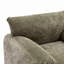 Fauteuil d'appoint surdimensionné en chenille de style moderne avec canapé-lit simple de 38,6 po de largeur pour salon, chambre à coucher