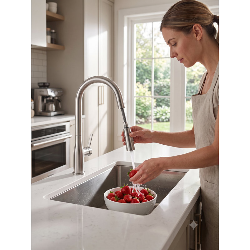 Acero - Robinet de cuisine en acier inoxydable