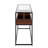 Kaebri 43.25'' Glass Top Console Table-1982106534-1982106529