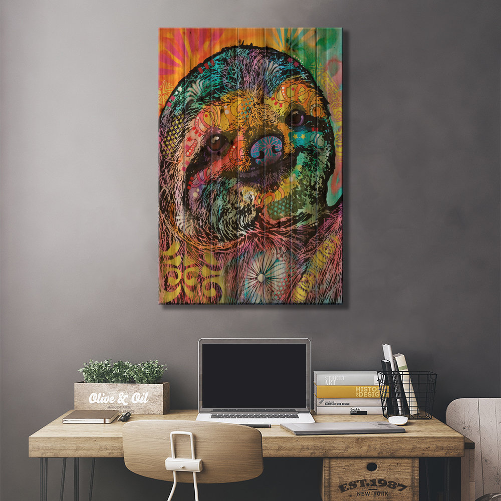" Sloth " by Dean Russo East Urban Home 