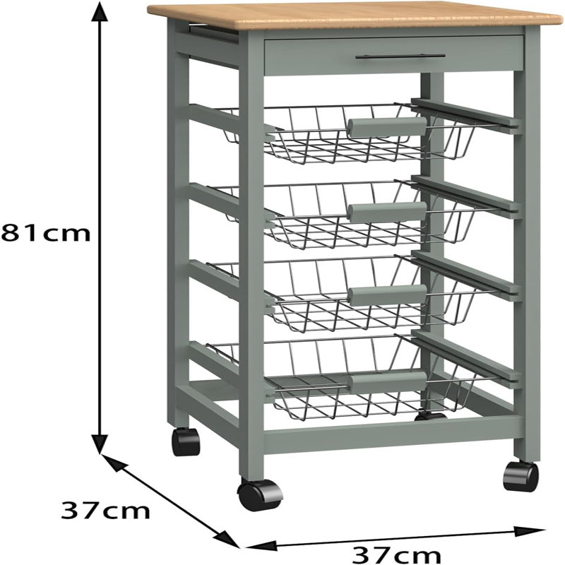 Metal Bar Cart