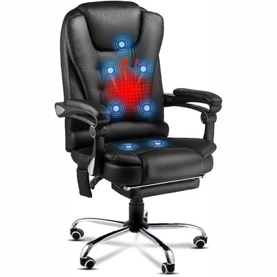 Fauteuil de massage avec chaleur et 7 points de vibration