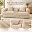 Upholstered 70.07 " Chenille Sleeper Sofa-1852484616