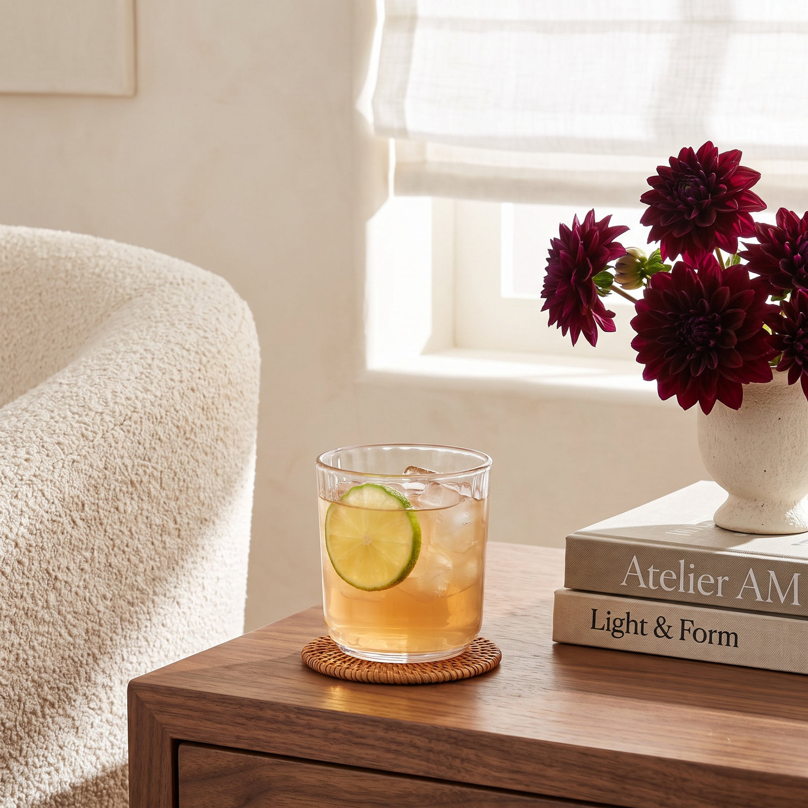 Paneled Ribbed Whiskey Glass