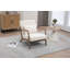  Chaise avec accoudoirs de lecture avec coussin de taille Mid Century