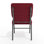 Chaise d'église polyvalente empilable en tissu 21 po Hercules Series