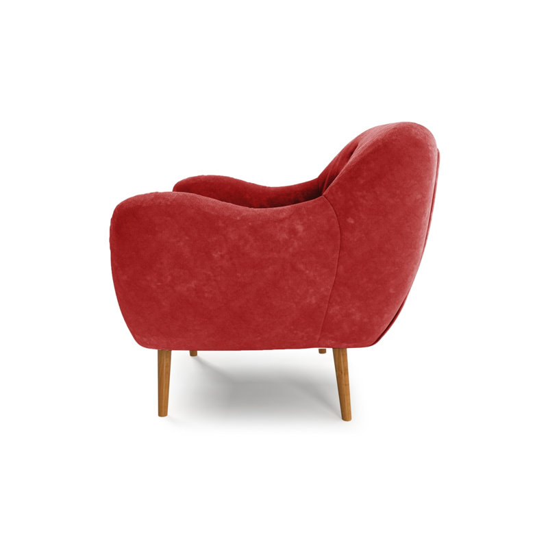 Jefferson 3 Seater Sofa, Deep Red