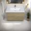 Meuble-lavabo mural 36 po avec lavabo et lavabo en résine-1990643572
