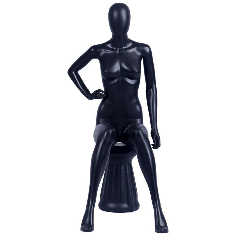 Antesha Statue Decorative Object, Black
