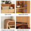 Armoire de rangement l 23,8 po avec portes et tiroirs-203552818