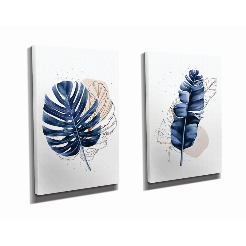 Stunning Decorative Canvas Paintings (2 Pieces), 11.8 x 15.7 inches Each | 50% Cotton / 50% Polyester, Digital Printing on Canvas | Elegant Wooden Frame (0.8 x 1.2 inches) | Perfect for Home Decor & Art Enthusiasts