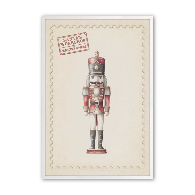 Casse-noisette, reproduction d'art, 12 po x 16 po, Blanc opaque