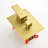 1-Spray Patterns 9.8 In. Dual Fixed And Handheld Shower Head With 1.8 GPM In Brushed Gold