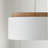 Donal 1 - Light White Drum Pendant