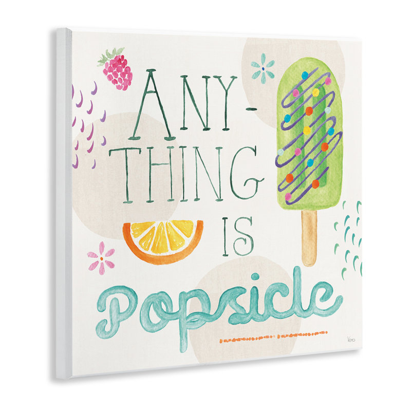 "Tout ce qui est popsicule", art mural par Véronique Charron