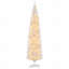 Sapin de Noël artificiel mince 8 pi, 300 lumières DEL blanc chaud, 618 branches