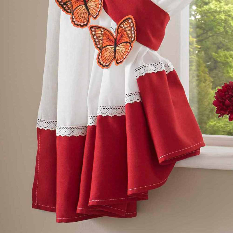 Jansen Tailored Kitchen Curtain, 117cm W x 137cm L