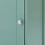 Grande armoire de salle de bain, armoire de rangement autoportante avec tiroir et portes, panneau de fibres à densité moyenne, porte en acrylique, tablette réglable-1528526984