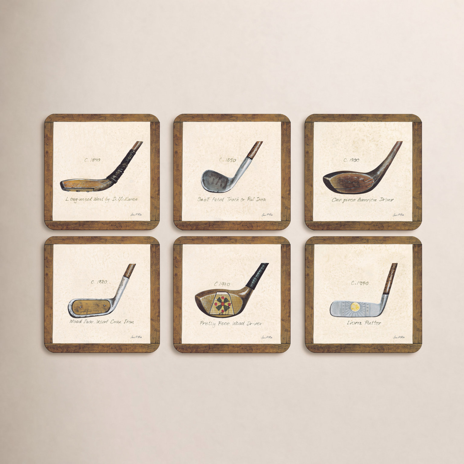 Pimpernel A History of Golf Coasters