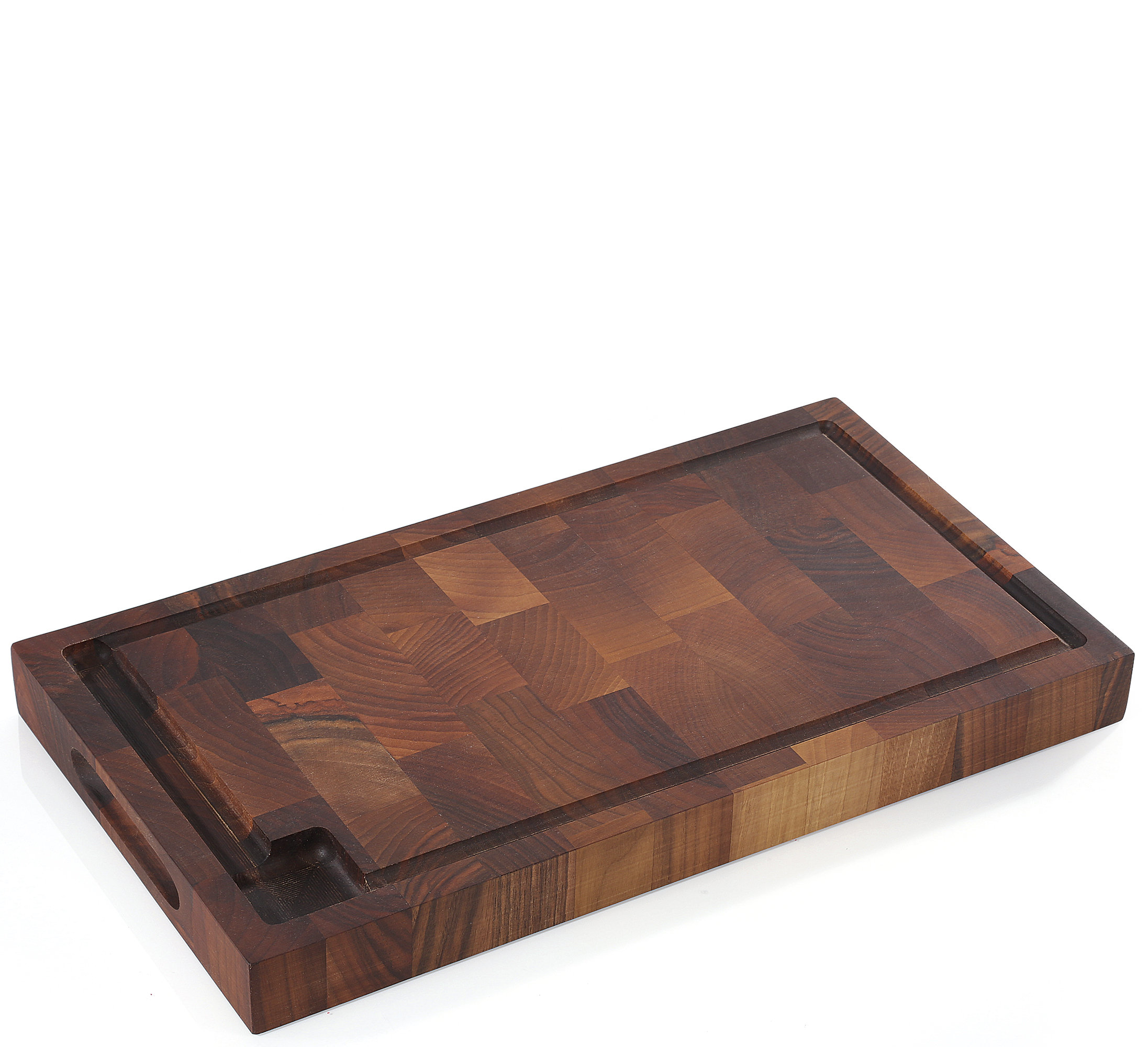 End Grain Hickory Wood Cutting Board Butcher Block by CW Furniture