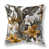 Blanc / bronze floral