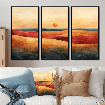 Chea - Countryside Wall Art Living Room Set