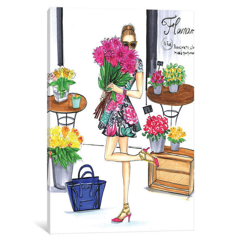 Printemps arrive par Rongrong DeVoe - impression, H 18 po x l 12 po x P 1,5 po