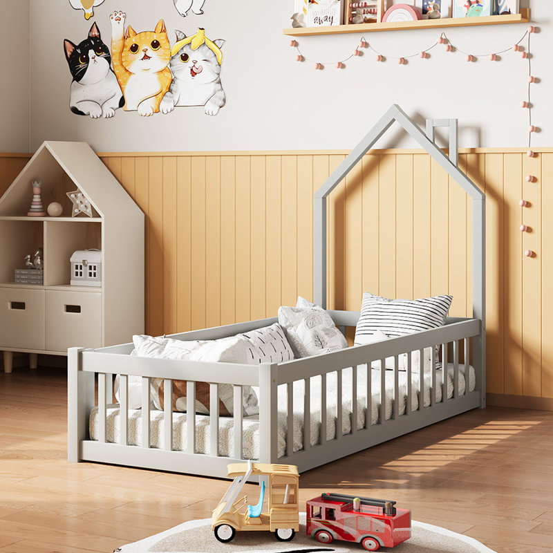 Cot Bed / Toddler (70 X 140cm) Standard, Grey