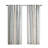 Cotton Printed Curtain Panel With Chenille Stripe And Lining 50X108"