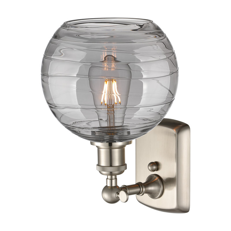 Metter 1 - Light Single Globe Pendant 8SM, Brushed Satin Nickel