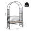 Valleywood Metal Outdoor Bench