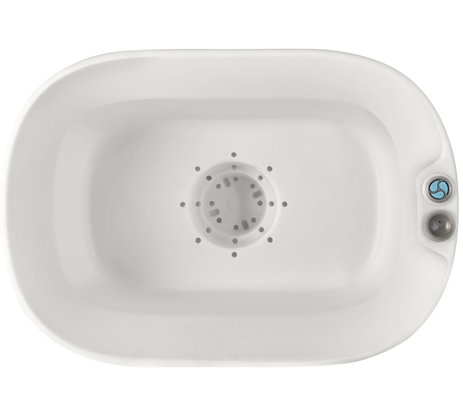 Mod Planter Box, 20" x 14" x 12"H - Mini Trough, Alpine White