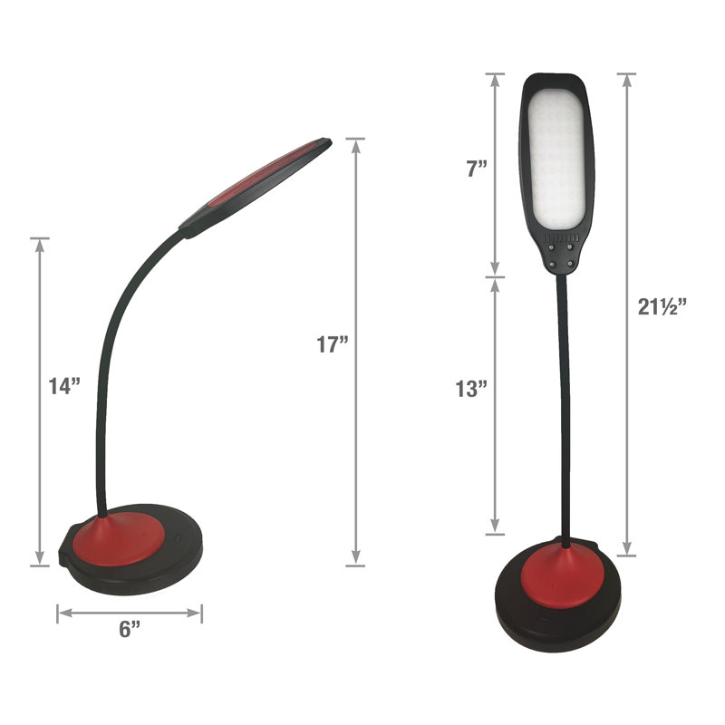 USB Desk Lamp, Red