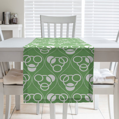 Classic Circles and Waves Table Runner