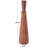 Chrostopher Wood Handmade Tall Pleated Hourglass Floor Decorative Brown Vase-49765166
