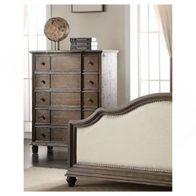 Baudouin Weathered Oak Finish Chest