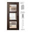 Verre transparent en bois manufacturé Avon 3 Lite qui convient aux bricoleurs comme une porte pré-montée-112496449-112496439-112496436