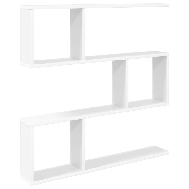  Wall Shelf with Shelf with Storage Engineered Wood Solution Home Indoor