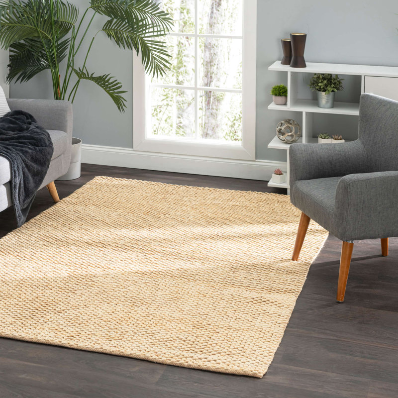 Natural Handwoven Jute 6' x 9' Flatweave Rug