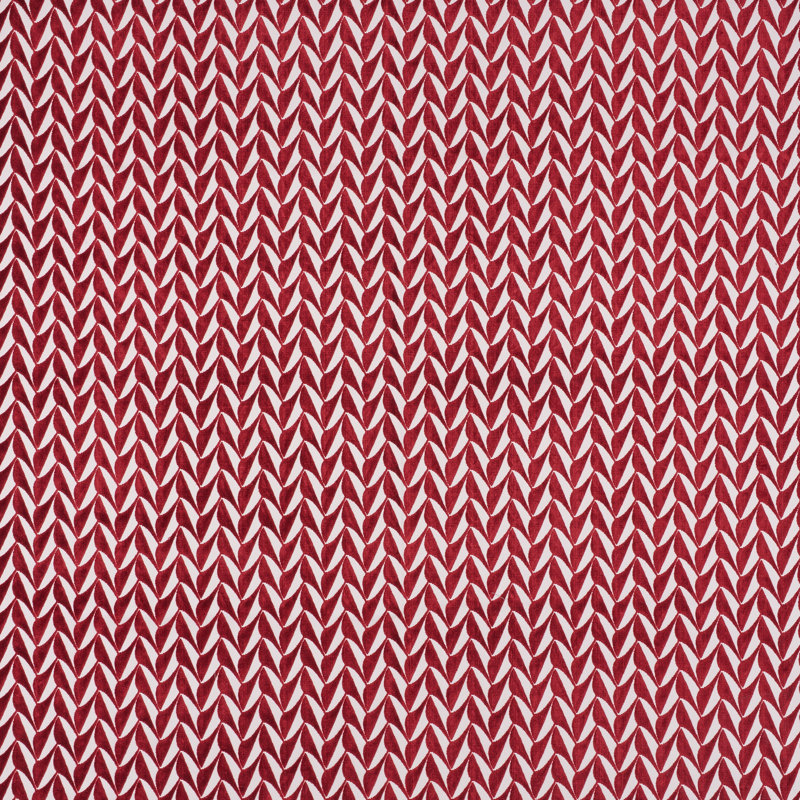 Schumacher x David Kaihoi Spades Fabric, Red