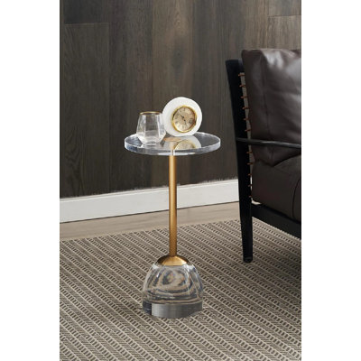 Table d'appoint en acrylique