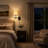 Modern 1 - Light Dimmable Iron Swing Arm Sconce-442387474