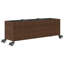 Garden Planter With Wheels And 3 Pots Brown 107X32x38 Cm