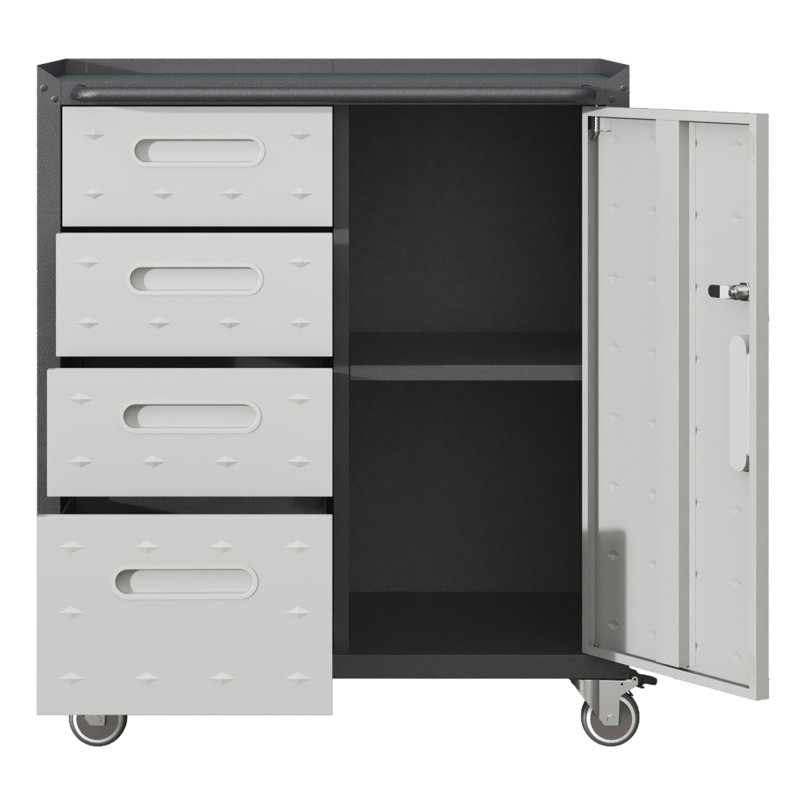 Armoire à outils, armoire en métal, armoire noire